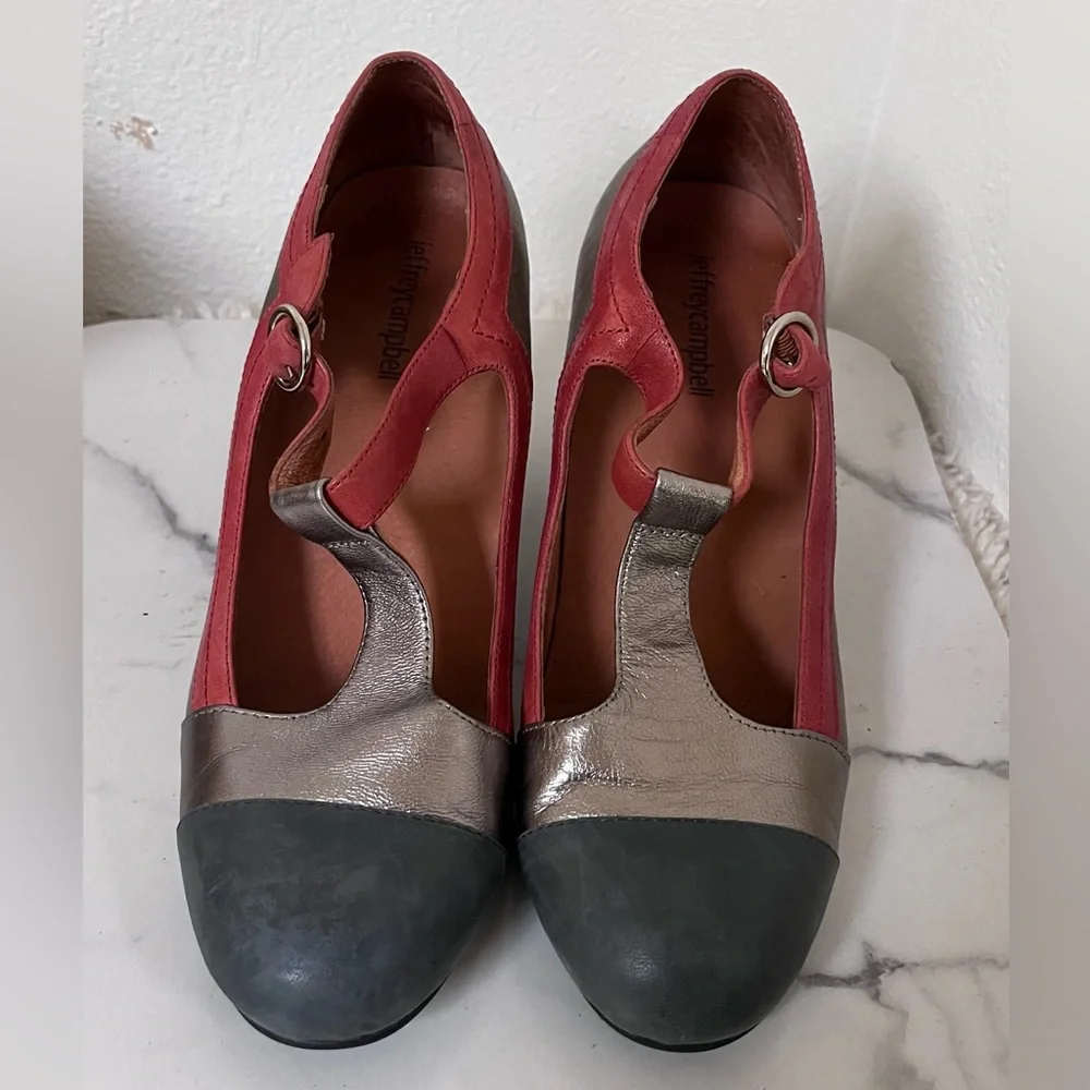 JEFFREY CAMPBELL Multicolor Mary Jane Heels Pump - Picture 3 of 8